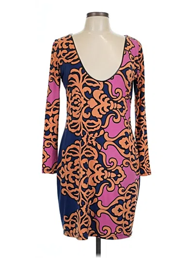Pre-owned Analili Casual Dress In Purple
