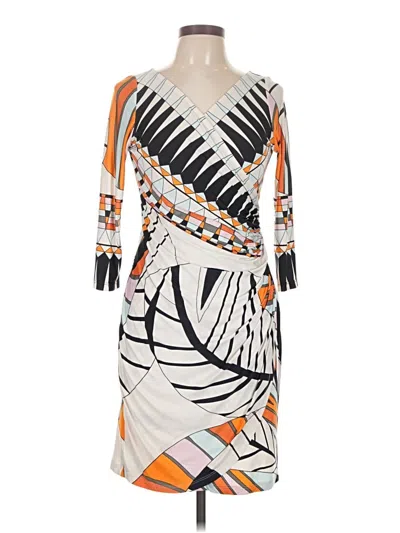 Pre-owned Analili Cocktail Dress In Orange