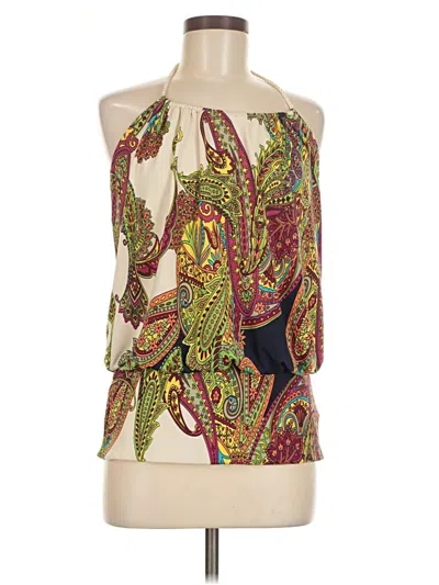 Pre-owned Analili Sleeveless Blouse In Green