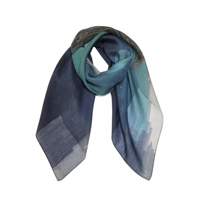 Anamaison Women's Eqesix Seoul Silk Wool Scarf