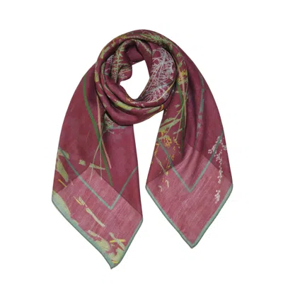 Anamaison Women's Ethereal Bloom Silk Wool Scarf