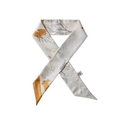 Anamaison Women's Lovely Rabbit Twilly Scarf