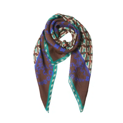Anamaison Women's Pleasant Retro Silk Wool Scarf