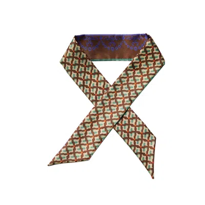 Anamaison Women's Pleasant Retro Twilly Scarf