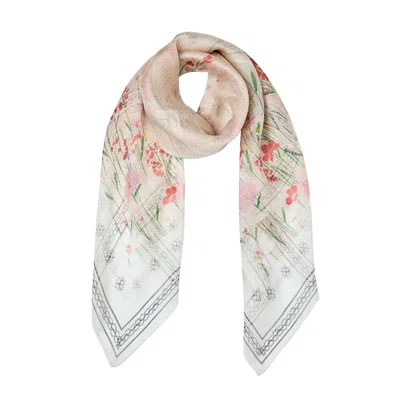 Anamaison Women's Quiet Blooms Silk Ggt Scarf