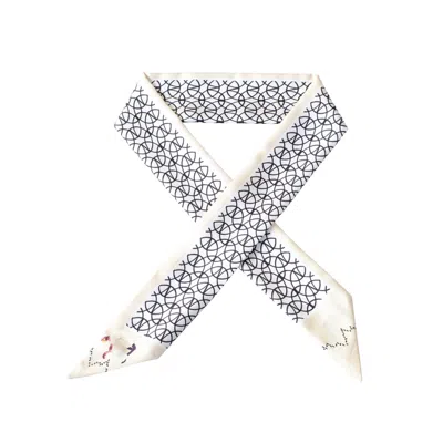 Anamaison Women's Super Woman Twilly Scarf
