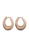 Ananya 18k Rose Gold Chakra Hoop Earrings In 粉色