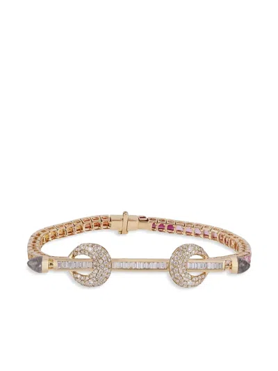 Ananya 18k Yellow Gold Chakra Sapphire Bracelet