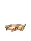 Ananya 18k Yellow Gold Scatter Sapphire And Diamond Ring In Gold