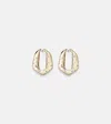 Ananya 18kt Gold Earrings With Diamonds In Gold