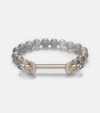 Ananya Chakra 18kt Gold Bracelet With Diamonds And Gemstones