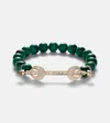 Ananya Chakra 18kt Gold Bracelet With Gemstones In Gold