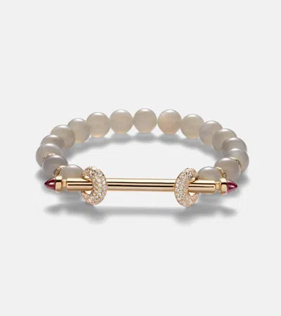 Ananya Chakra 18kt Gold Bracelet With Gemstones