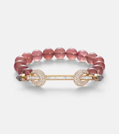 Ananya Chakra 18kt Gold Bracelet With Gemstones