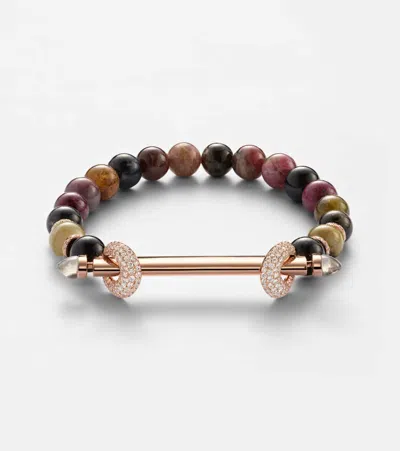 Ananya Chakra 18kt Rose Gold Bracelet With Gemstones