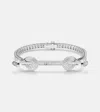 Ananya Chakra 18kt White Gold Bracelet With Diamonds And Quartz In Metallic
