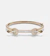 Ananya Chakra Icon 18kt Gold Bangle With Diamonds And Quartz In Gold