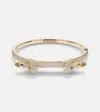 Ananya Chakra Icon 18kt Gold Bracelet With Diamonds And Quartz In Gold