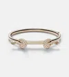Ananya Chakra Icon 18kt Gold Bracelet With Diamonds And Quartz In Gold