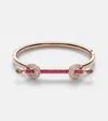 Ananya Chakra Icon 18kt Rose Gold Bracelet With Gemstones In Gold
