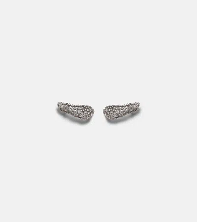 Ananya Scatter 18kt White Gold Earrings With Diamonds In Silver