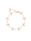 Anapsara 18kt Rose Gold Dragonfly Bracelet In Metallic