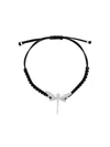 Anapsara 18kt White Gold Diamond Dragonfly Bracelet In Black