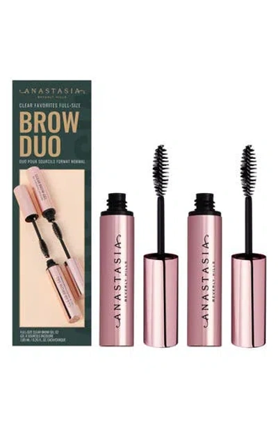 Anastasia Beverly Hills Clear Favorites Full-size Brow Duo $44 Value In No Color
