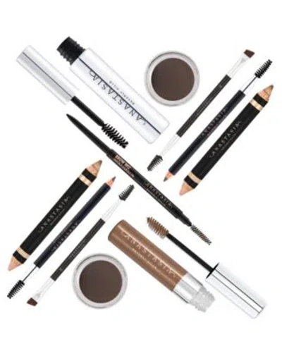 Anastasia Beverly Hills Five Steps To Perfect Brows In Auburn (red Hair With Dark Undertone)