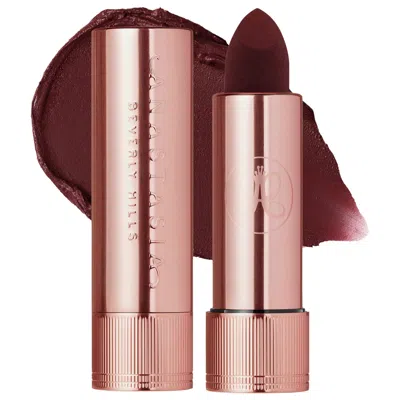 Anastasia Beverly Hills Full-pigment Matte & Satin Velvet Lipstick Berry Mocha 0.10 Oz/3 G
