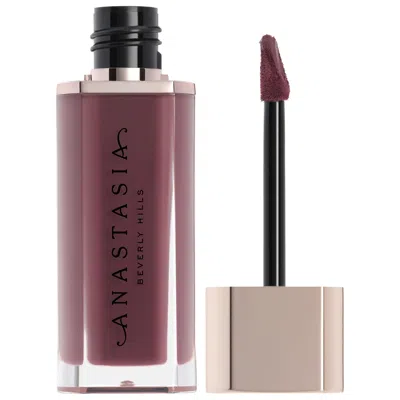 ANASTASIA BEVERLY HILLS LIP VELVET LIQUID LIPSTICK BLACKBERRY 0.12 OZ / 3.5 G