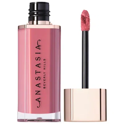 ANASTASIA BEVERLY HILLS LIP VELVET LIQUID LIPSTICK ROSY MAUVE 0.12 OZ / 3.5 G