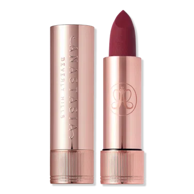 Anastasia Beverly Hills Long-wearing Matte & Satin Velvet Lipstick - Blackberry In Purple
