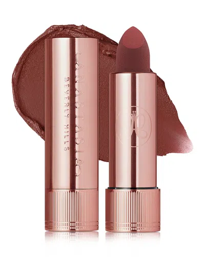Anastasia Beverly Hills Matte & Satin Velvet Lipstick In Brown