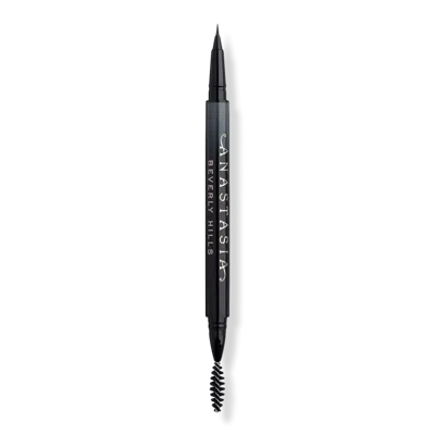 Anastasia Beverly Hills Microstroke Detailing Brow Pen With 24-hour Wear - Ebony In Black