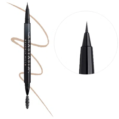 Anastasia Beverly Hills Microstroke Detailing Brow Pen With 24-hour Wear Blonde 0.01 Oz/0.5 ml In Brown