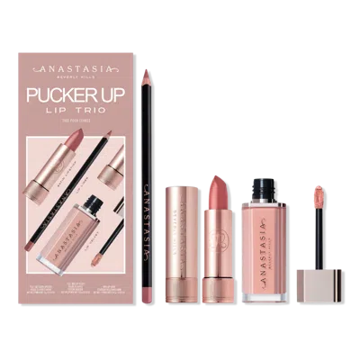 Anastasia Beverly Hills Pucker Up Lip Trio - Dusty Rose In Pink