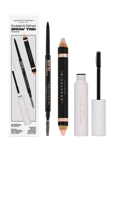 Anastasia Beverly Hills Sculpted & Defined Brow Trio In Multi