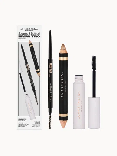 Anastasia Beverly Hills Sculpted & Defined Brow Trio (various Shades) - Dark Brown