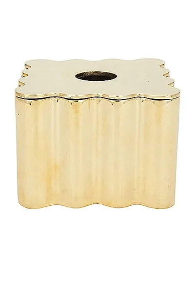 Anastasio Home Box Box Tissue Holder In Brass