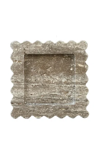 Anastasio Home Box Stone Tray In Brown