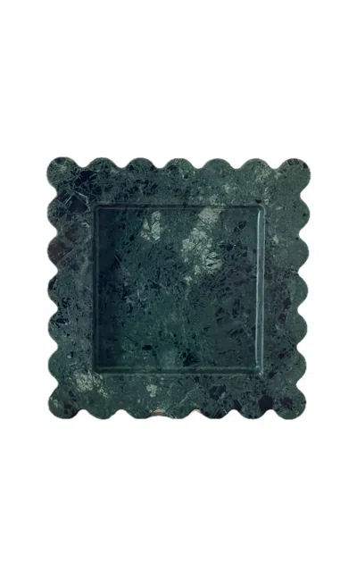 Anastasio Home Box Stone Tray In Green