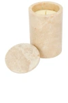 Anastasio Home Calabria Lidded Jar Candle In Oyster