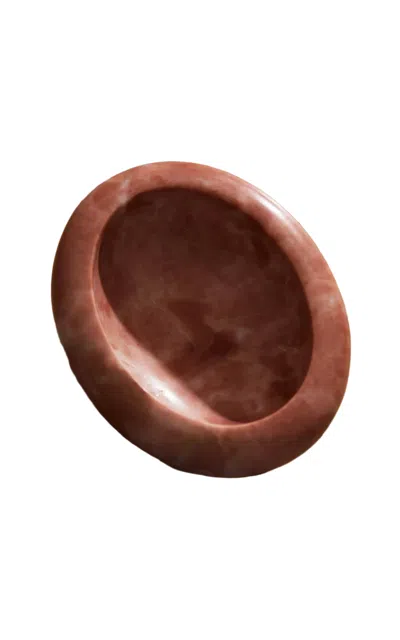 Anastasio Home - Candy Marble Dish - Pink In Brown