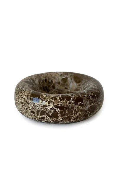 Anastasio Home Contour Stone Bowl In Brown
