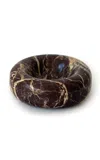 Anastasio Home Contour Stone Bowl In Burgundy