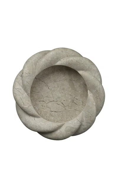 Anastasio Home Pasqua Stone Bowl In Gray