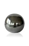 Anastasio Home Small Dot Rounded Aluminum Box In Silver