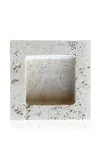 Anastasio Home Teo Square Stone Tray In Neutral