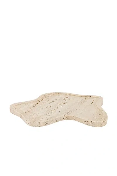 Anastasio Home The Flo Tray In Travertine